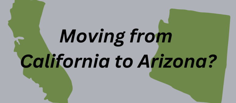 california to arizona